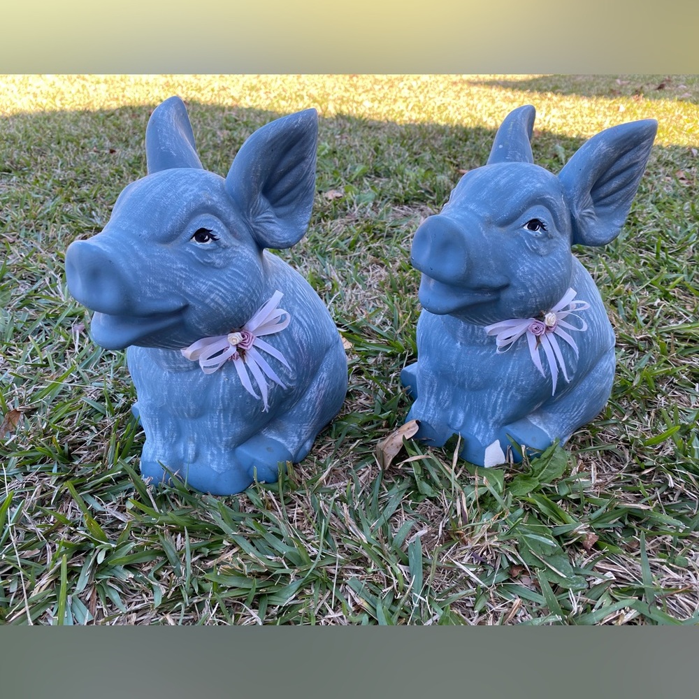 Pig decorative ceramic figurines